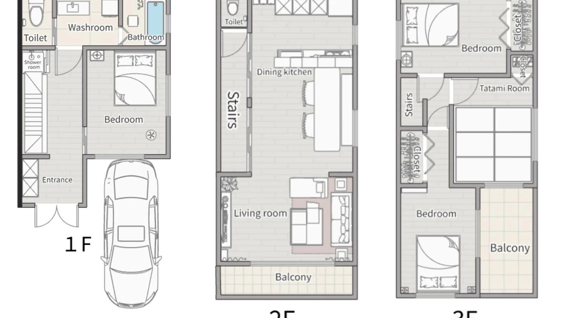 Holiday home 天下茶屋駅前の4LDK戸建て: 関空・難波・心斎橋近接 Villa Osaka